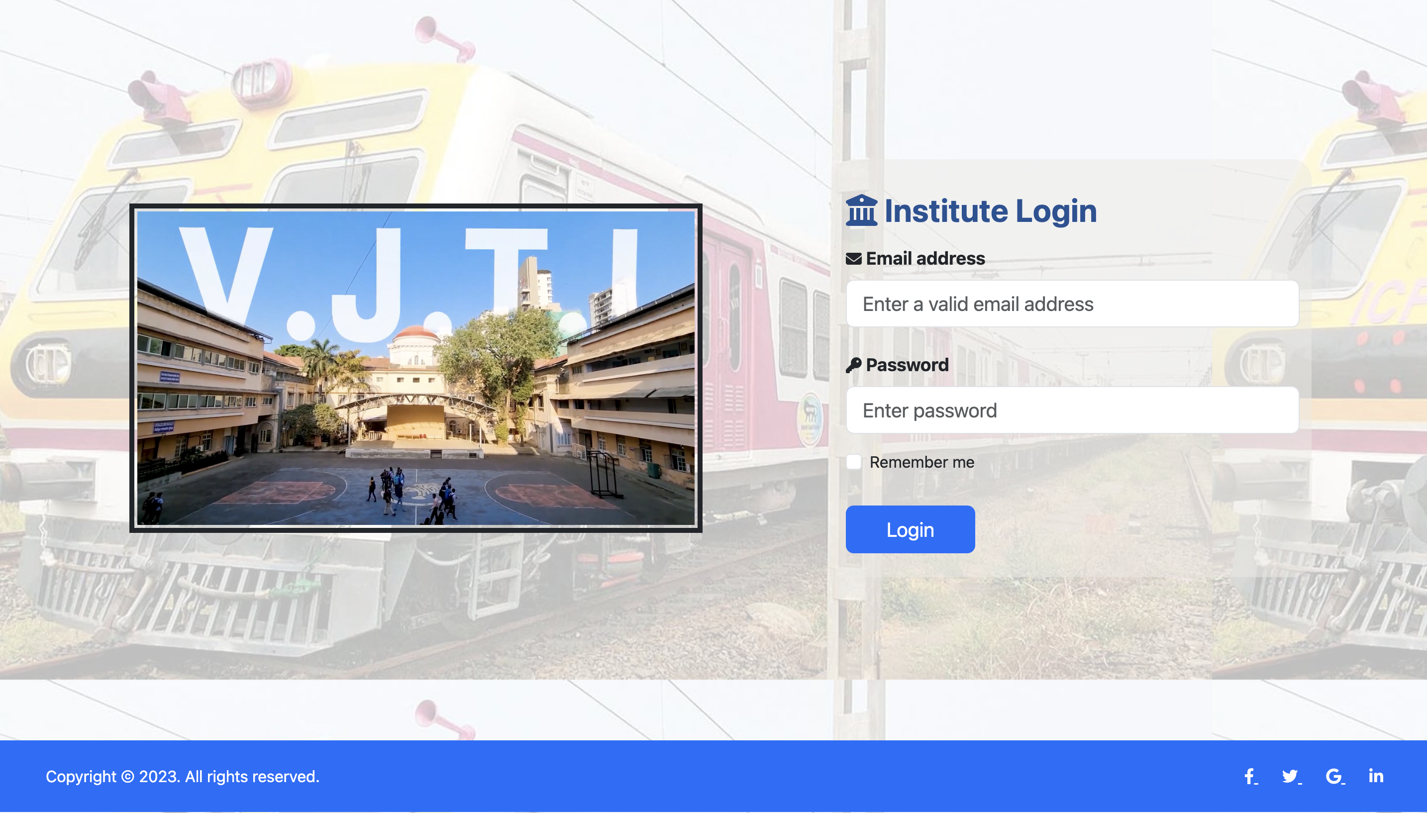 Institute Login