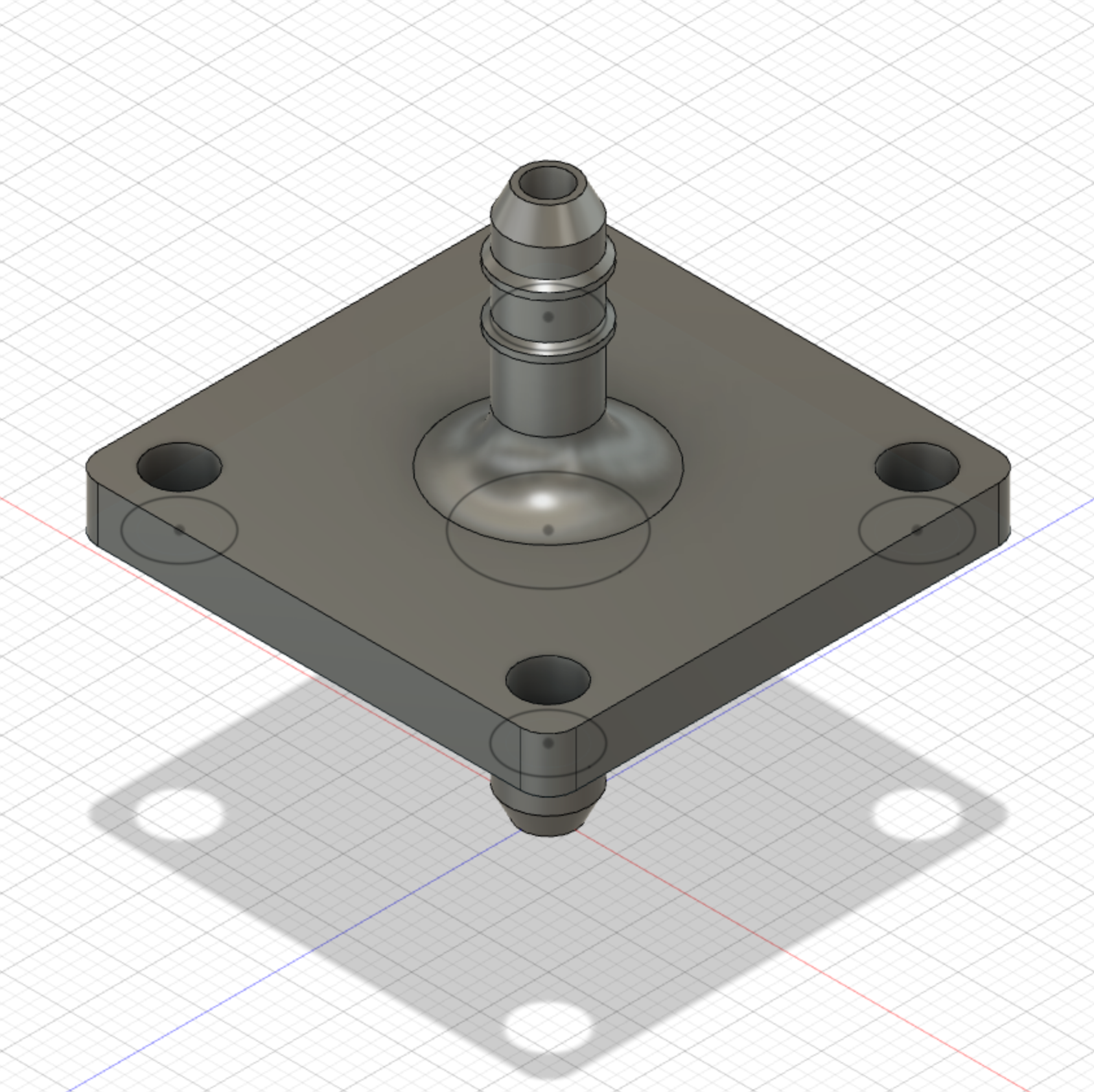 Pneumatic Connector O2 Render