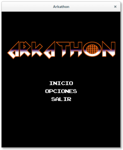 Arkathon menu