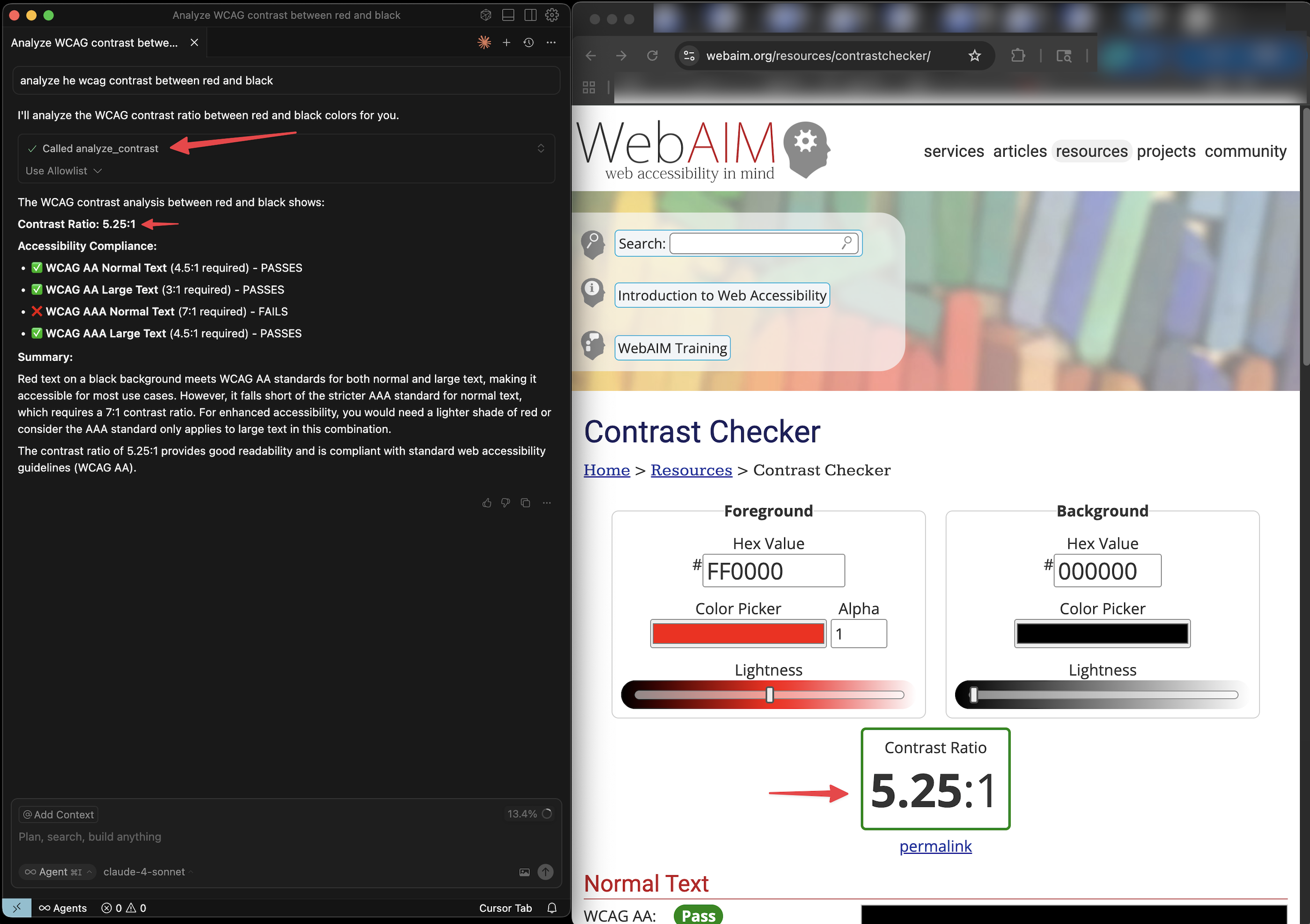 Demo of WCAG MCP Server