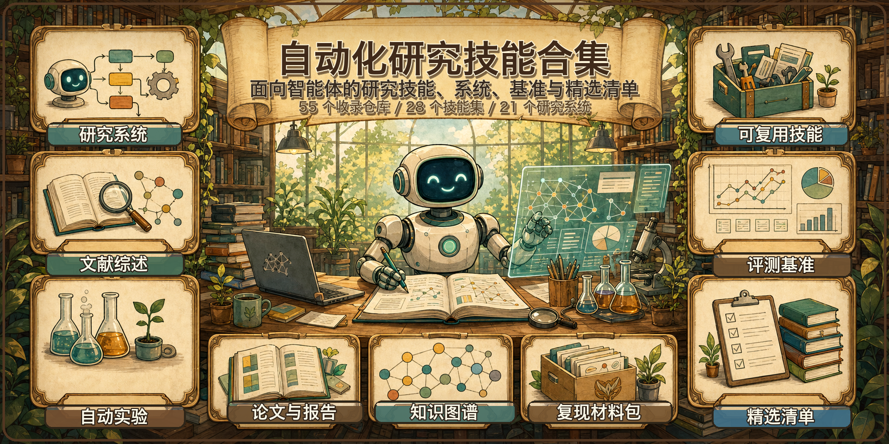 Auto-Research-Skills 中文海报