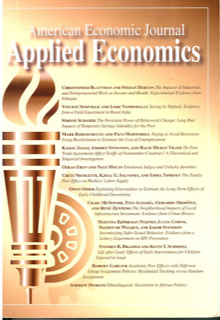 American Economic Journal: Applied Economics