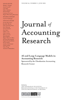 Journal of Accounting Research