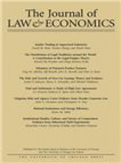 The Journal of Law and Economics