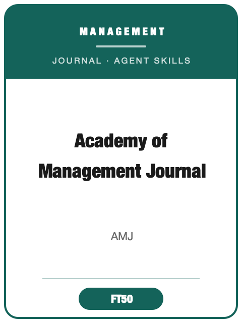Academy of Management Journal
