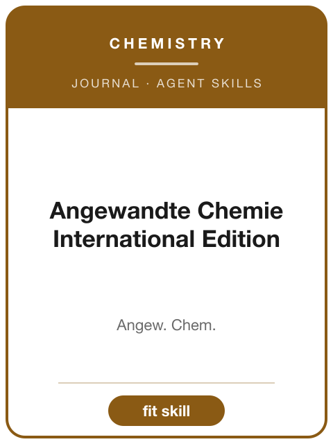 《Angewandte Chemie International Edition》