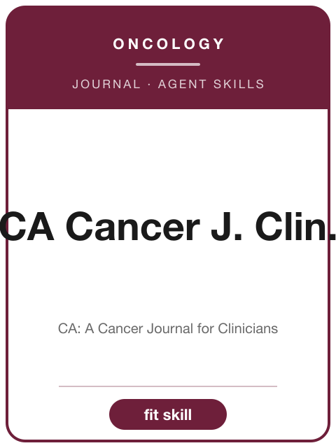 《CA: A Cancer Journal for Clinicians》
