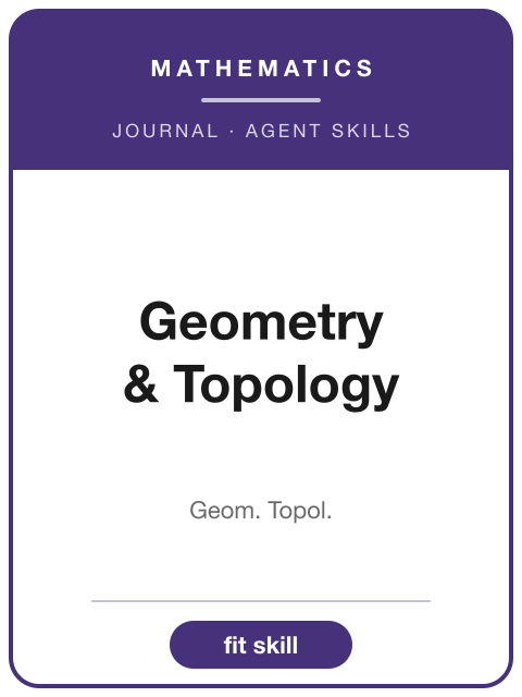 Geometry & Topology