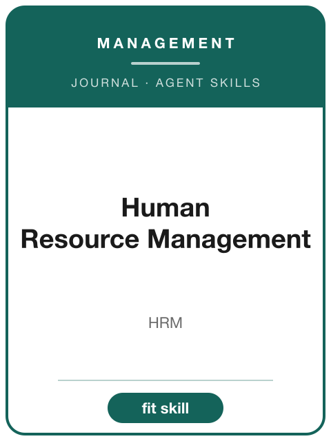 《Human Resource Management》