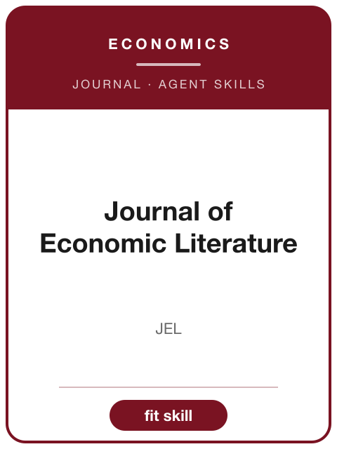 《Journal of Economic Literature》