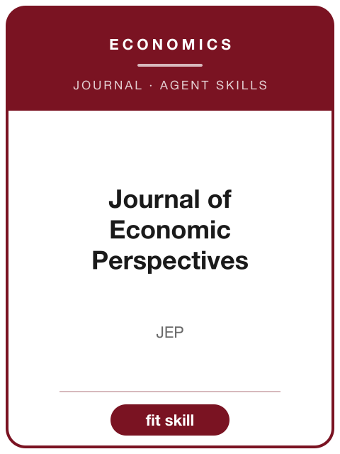 《Journal of Economic Perspectives》