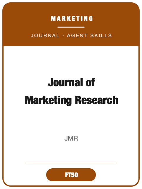 Journal of Marketing Research