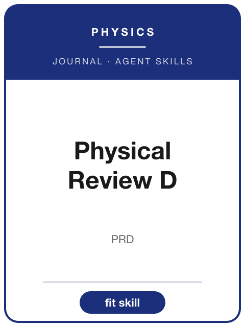 《Physical Review D》