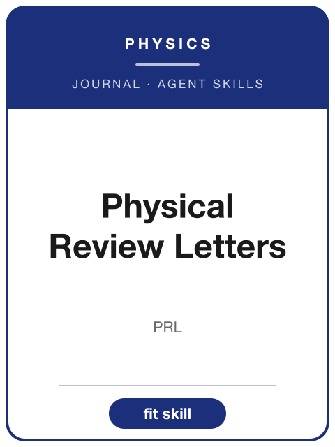 Physical Review Letters