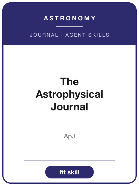 《The Astrophysical Journal》