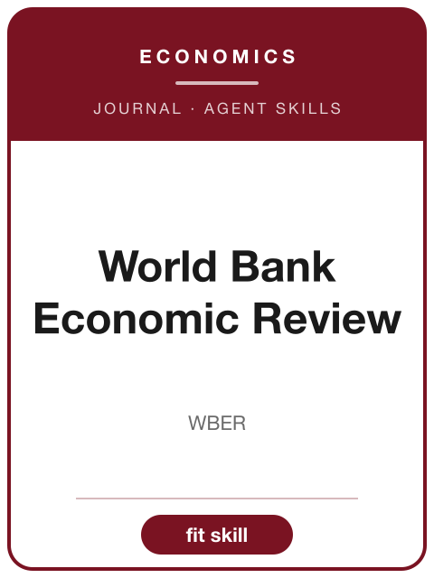 《World Bank Economic Review》