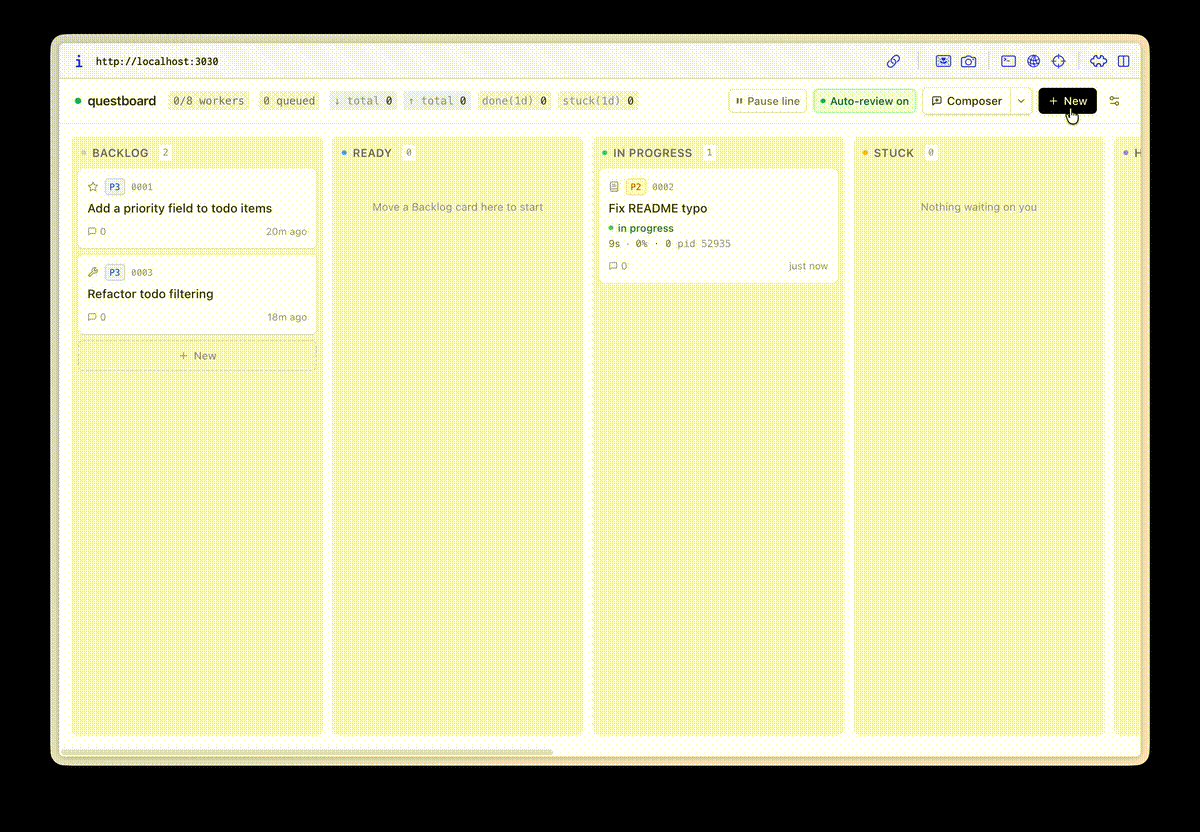 questboard demo