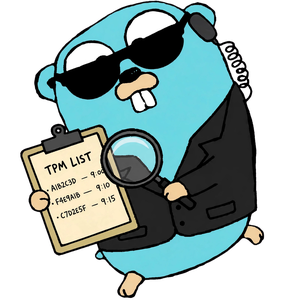 Bouncer Gopher checks every binary against the TPM list logo