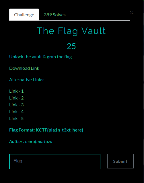 The Flag Vault
