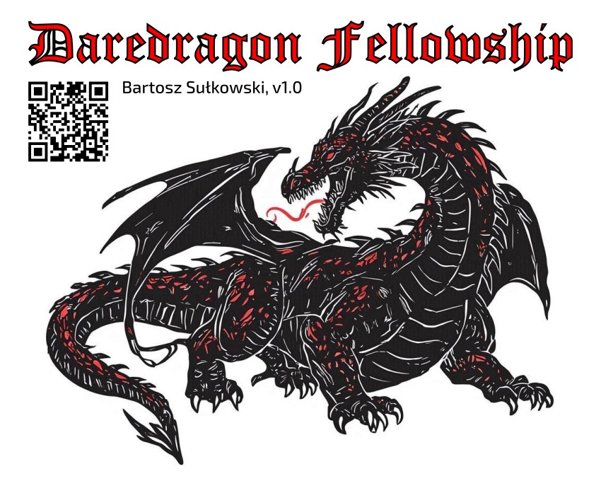 Daredragon Fellowship — ilustracja smoka