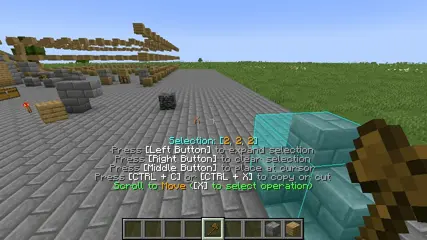 GIF showing off moving a structure using the scroll wheel