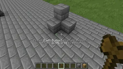 GIF demonstrating the creation of a small selection