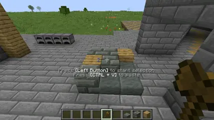 GIF showing off creating a diagonal staircase using the stack operation
