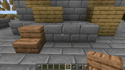 GIF showing off creating stairs