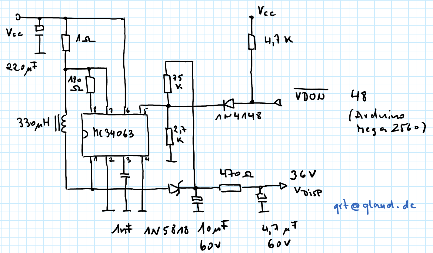 anode + grid supply schematics