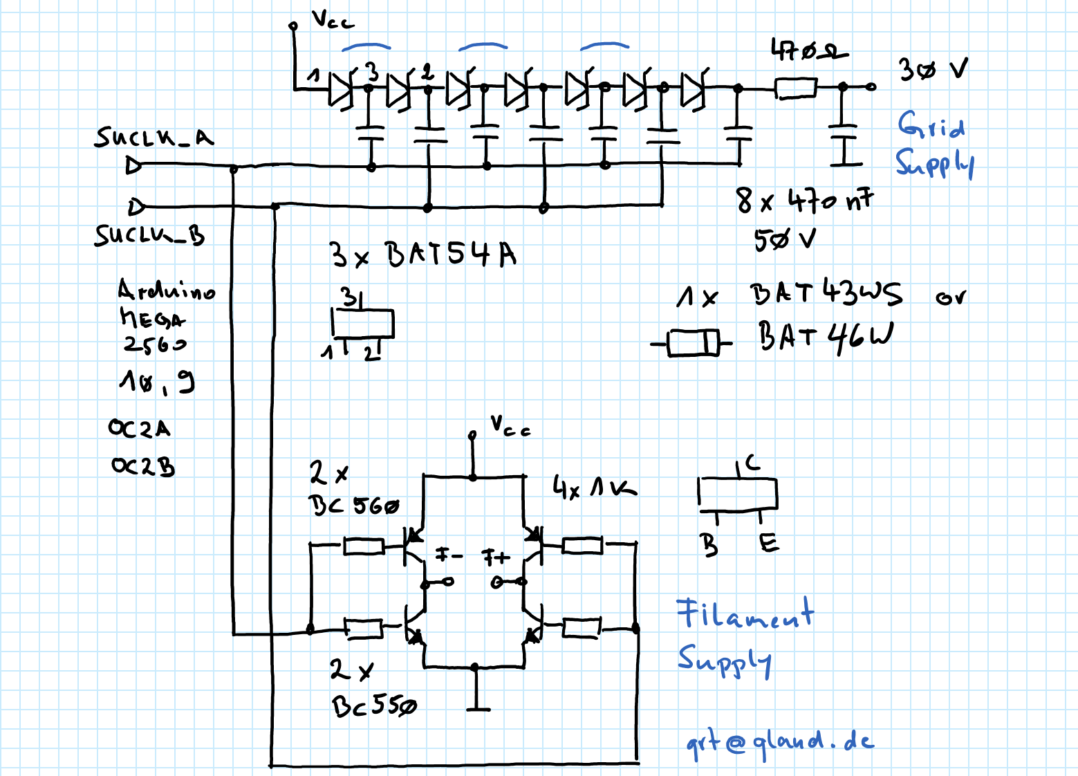 clocked supply schematics