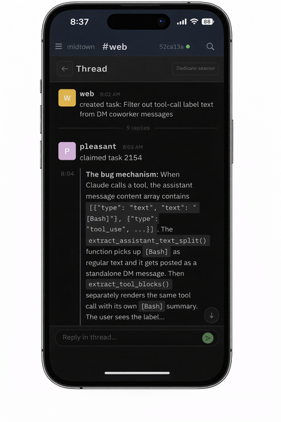 Midtown web UI — mobile PWA