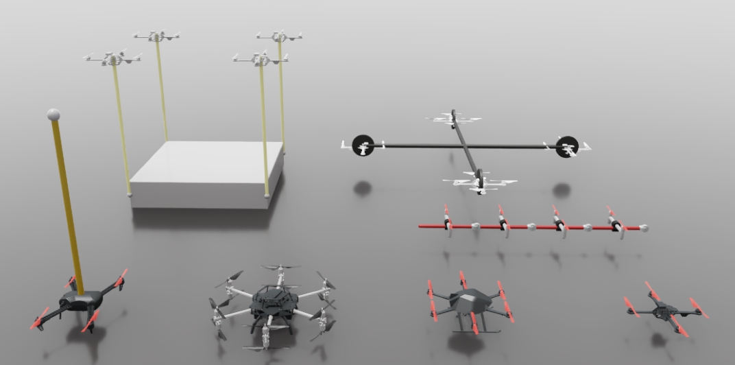 Visualization of OmniDrones