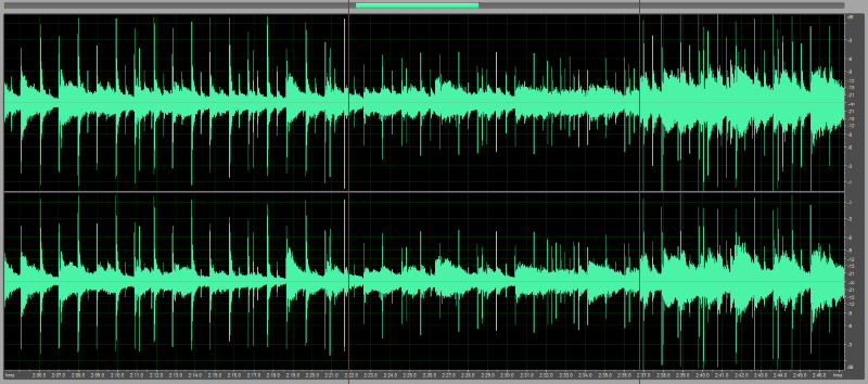 Example of dynamic range compression