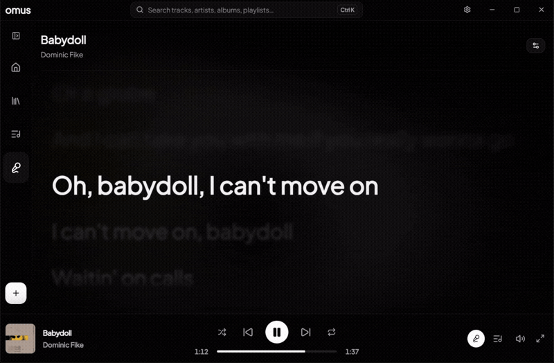 omus lyrics demo