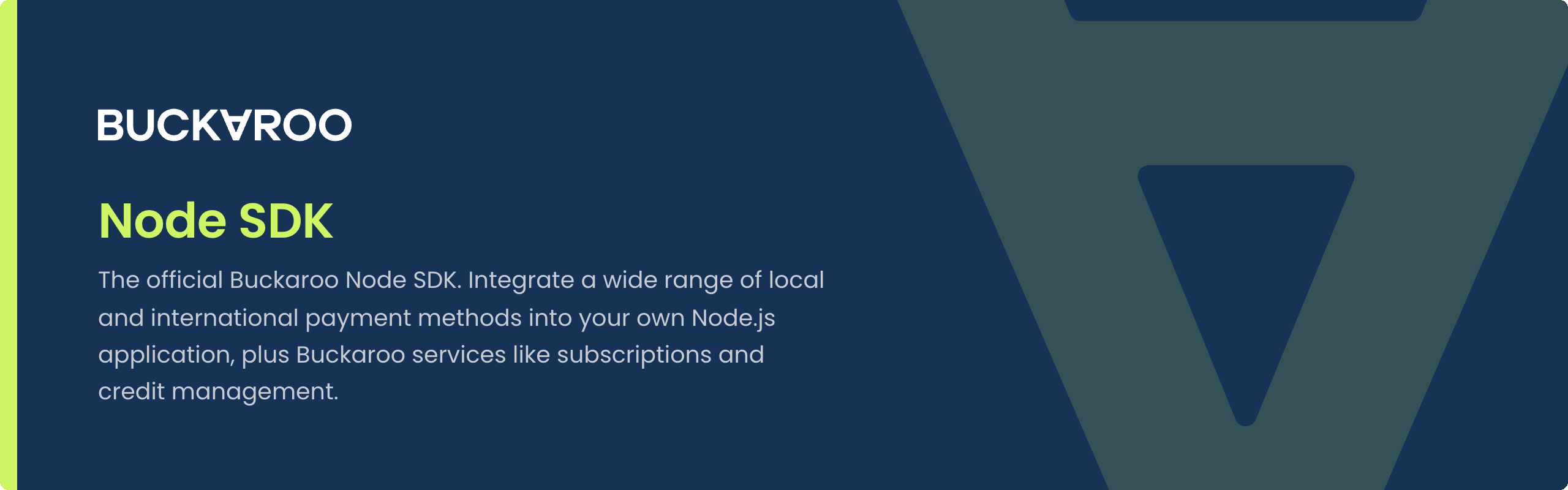 Buckaroo — Node SDK