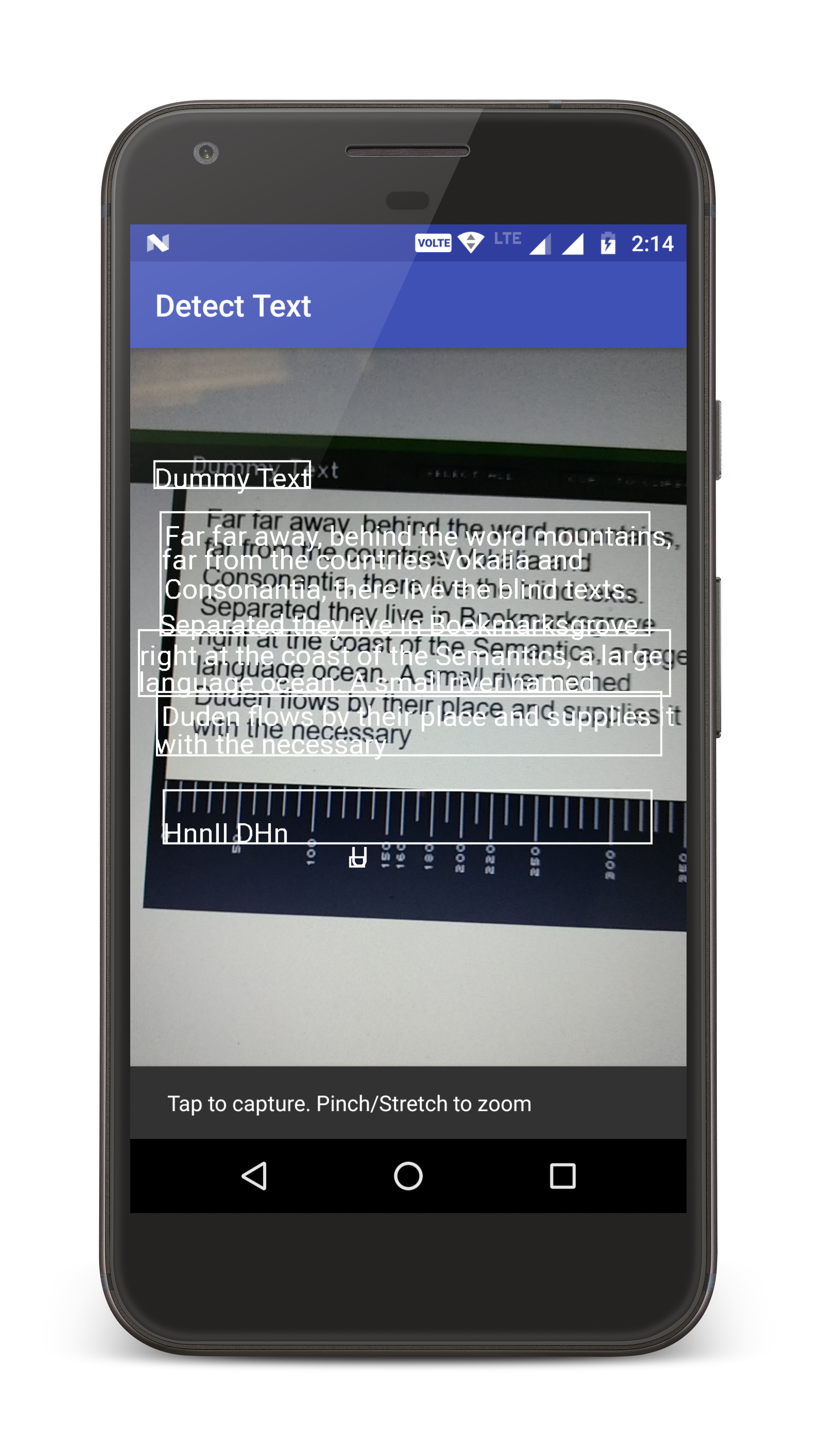 Text Analyzer Screen