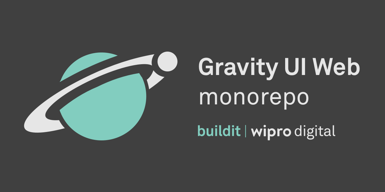 "Gravity UI Web monorepo" banner image