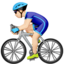 man-biking