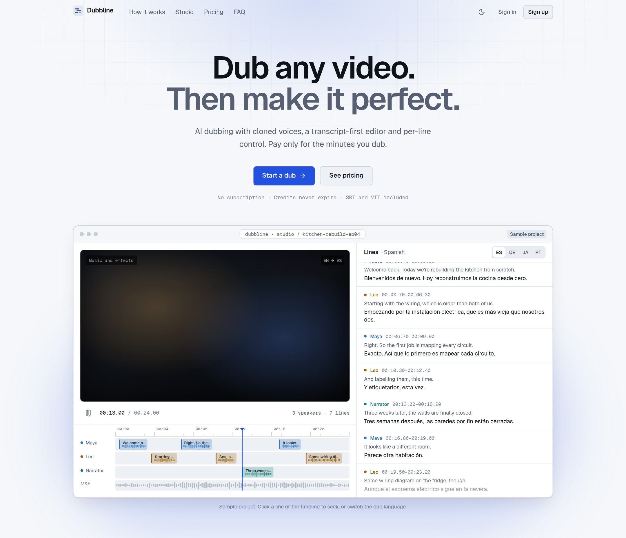 Dubbline studio