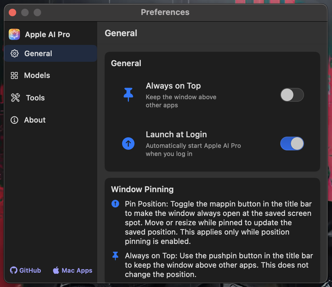General Settings