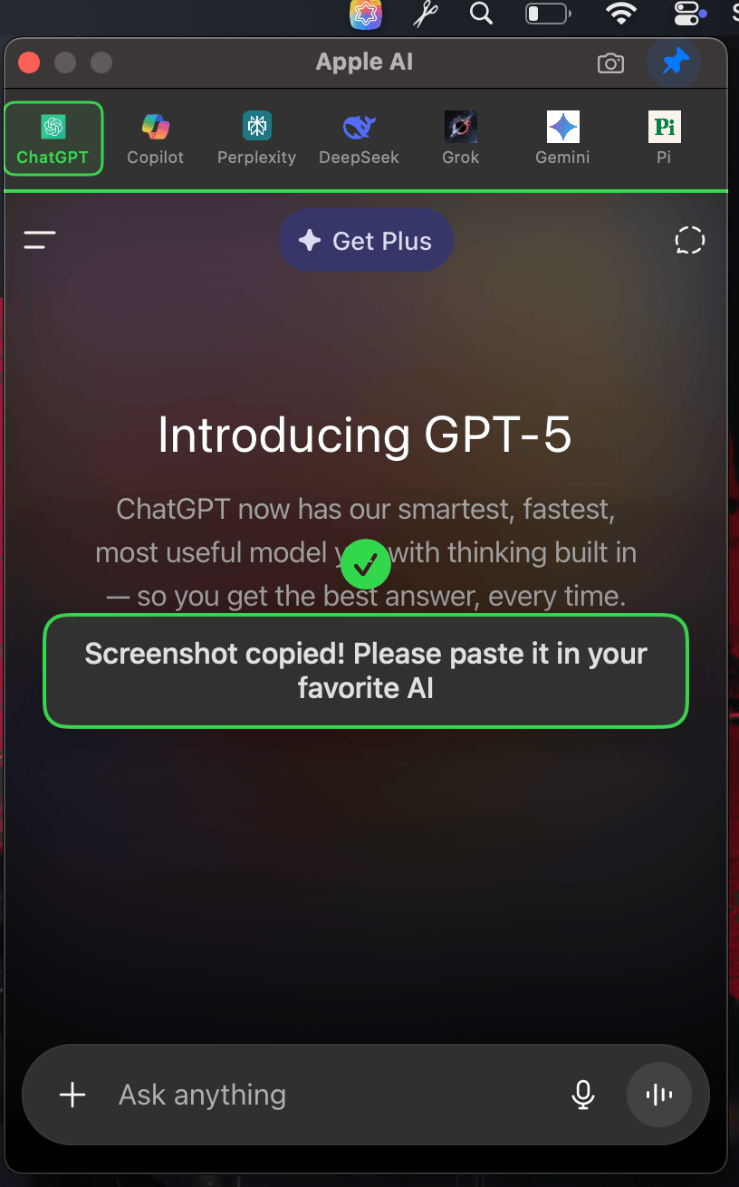 Screenshot Feature