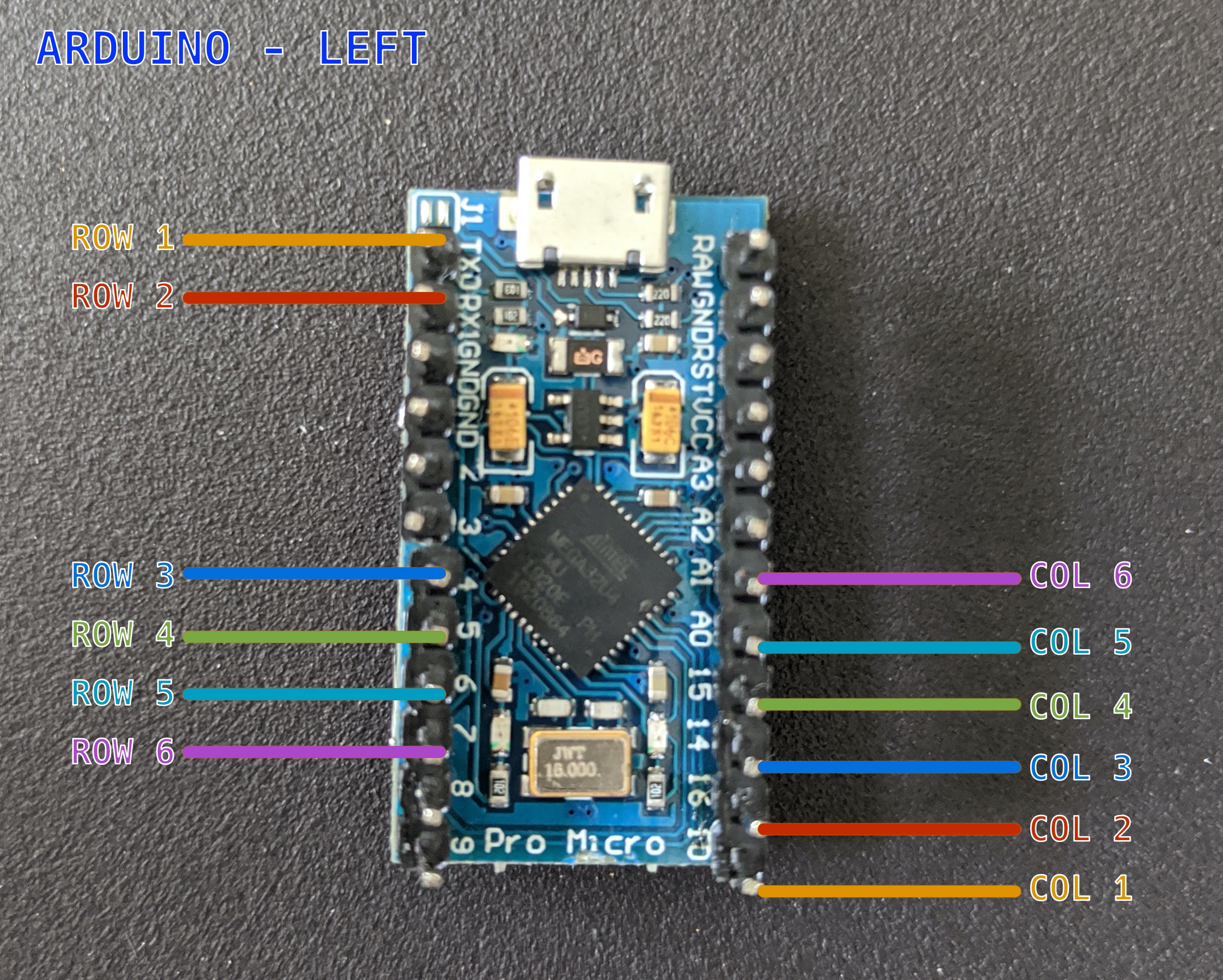 arduino-cols-rows