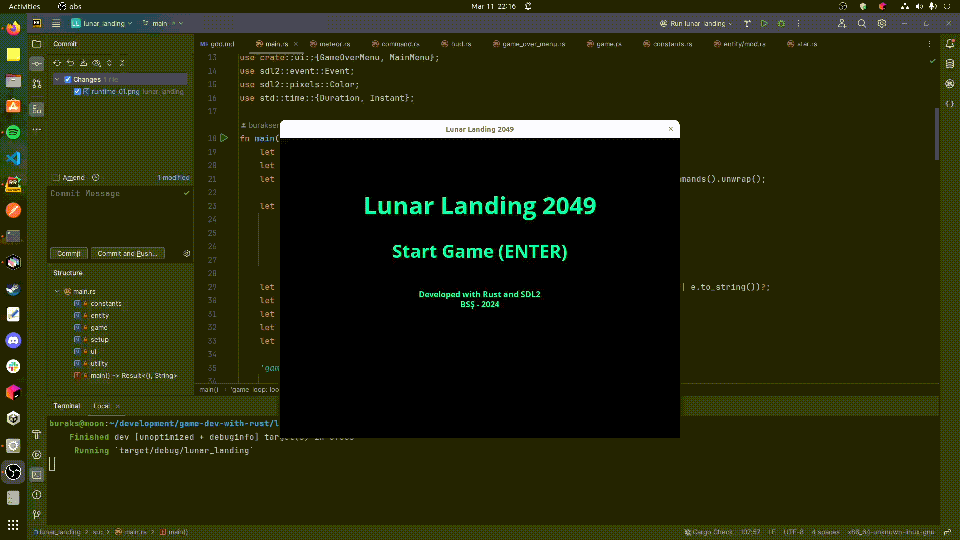 Lunar Landing 2029