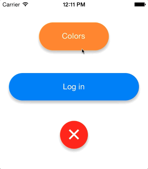 GitHub - burczyk/KBRoundedButton: KBRoundedButton allows you to create  beautiful rounded rect button with dynamic colors and activity indicator,  completely in Interface Builder.
