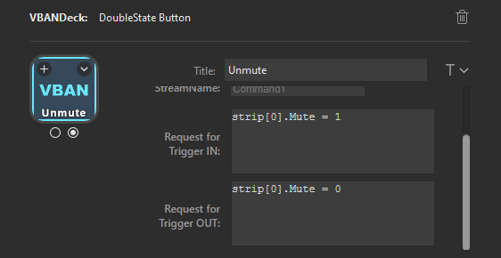 Double State configuration example