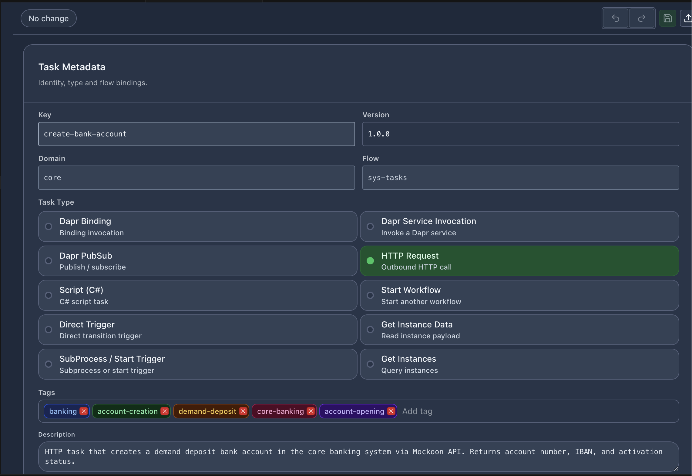 Task Editor