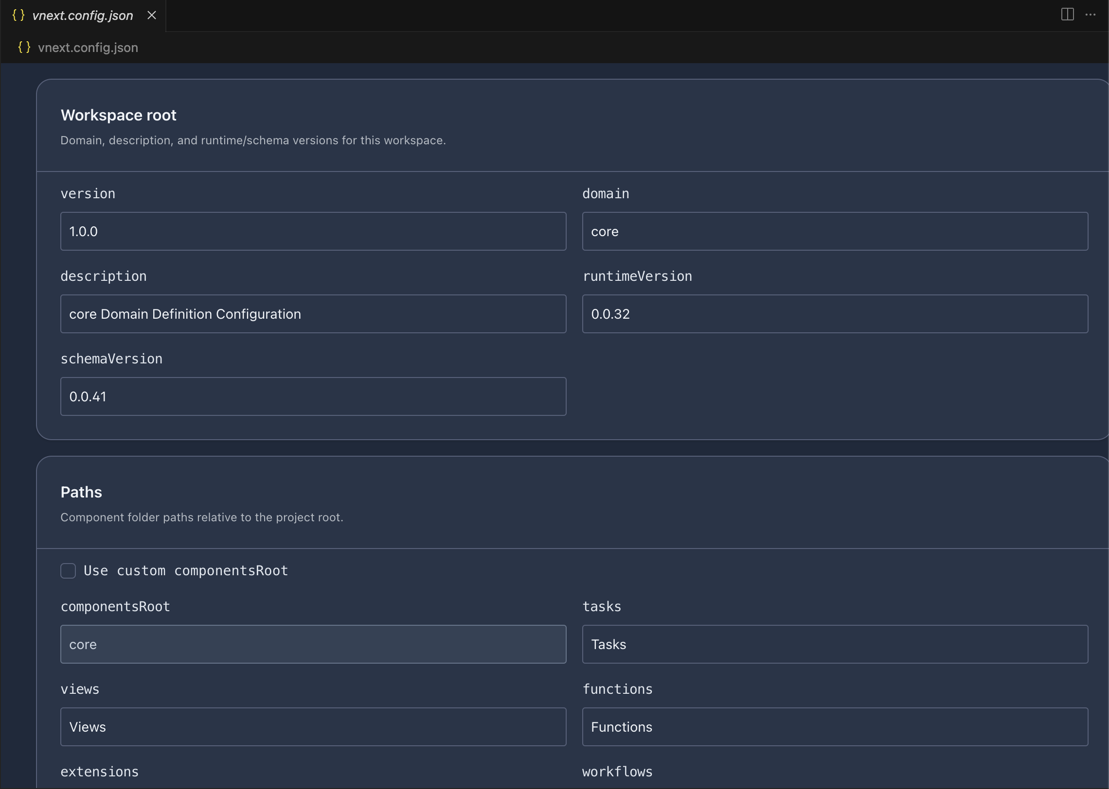 Config Editor