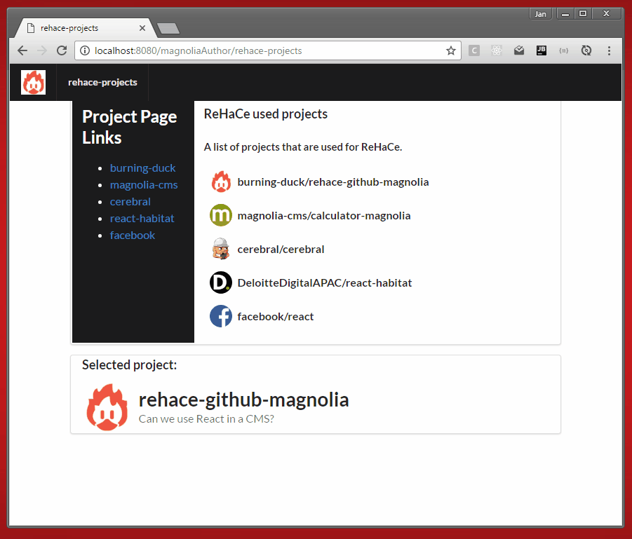 rehace-github-magnolia-project-page