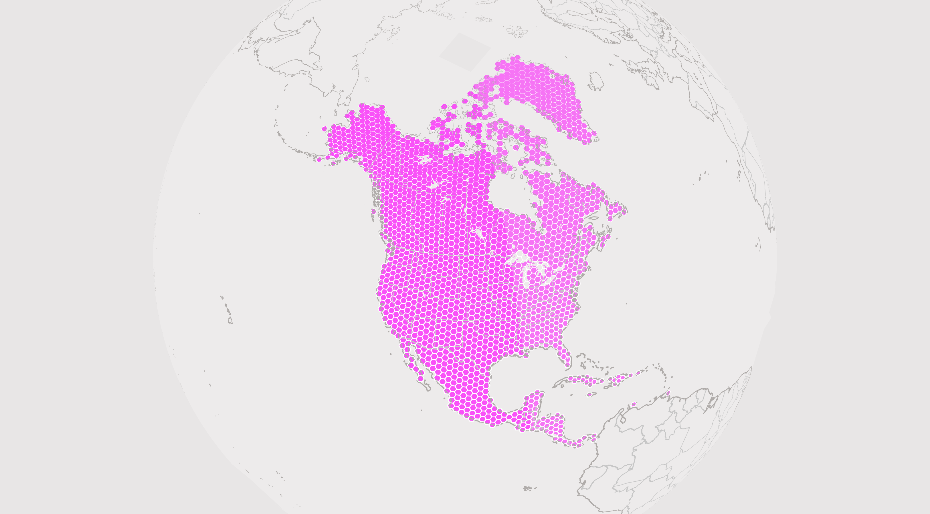 north america space invader globe