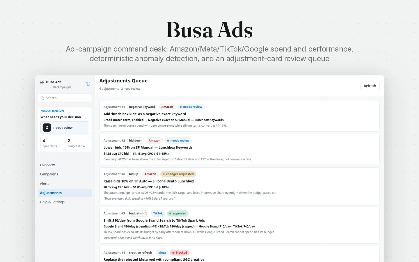 Busa Ads screenshot 1